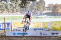 VAN DER POEL Mathieu (NED #19) UCI Cyclo-Cross Weltcup Bern 2018 am 21.10.18 im Weyermannshus in Bern (Schweiz).